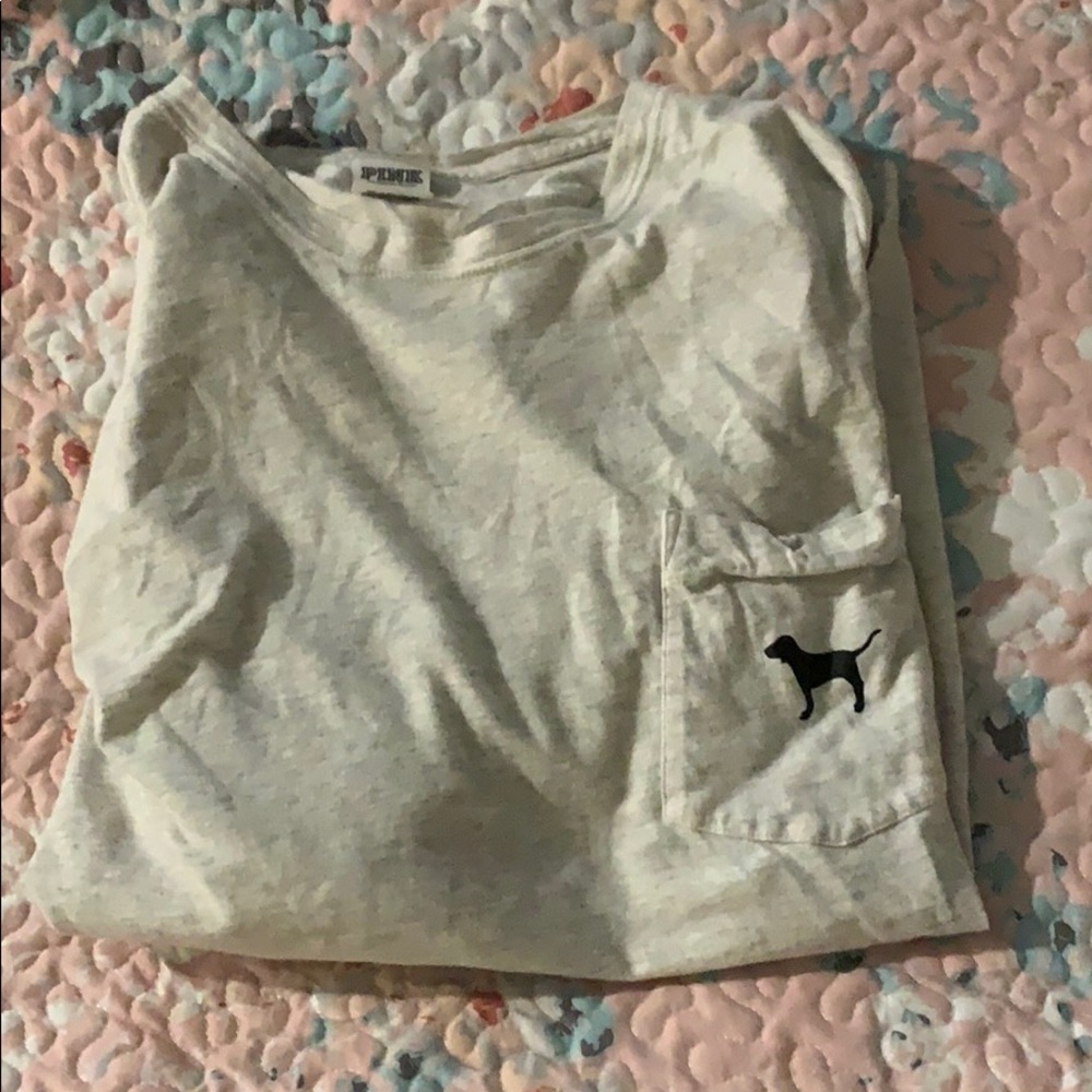 Long sleeve pink shirt